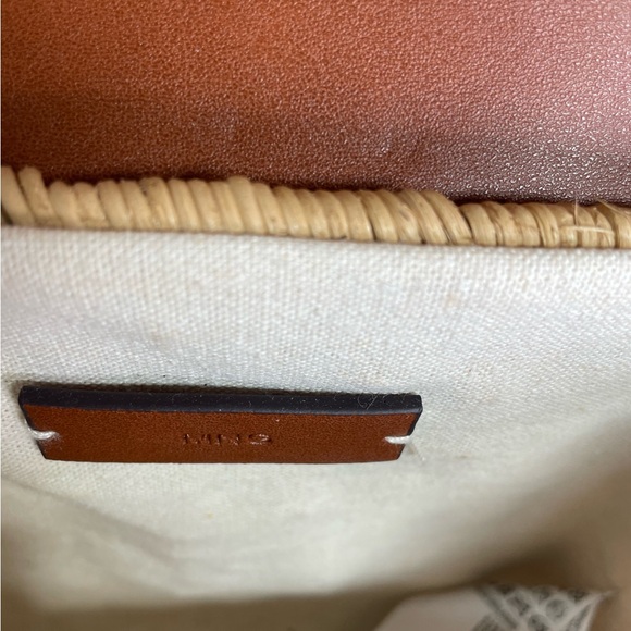 Mango Brown and Tan Woven Shoulder Bag - Picture 7 of 8